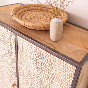 Vandana Vista Aston, gabinete tallado en madera de mango y metal - Product Image 5