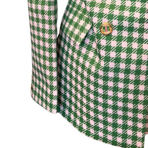 Blazer AKA Houndstooth para Mujer, Estilo Griego, Patrón Clásico, Chaqueta Formal, Corte Entallado Elegante, Calidad Premium, Prenda Elegante - Product Image 4