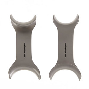 Retractor Bucal Metálico de Doble Extremo, Paquete de 2, Instrumento Dental de Ortodoncia, Retractor Bucal Metálico de Doble Extremo - Product Image 1