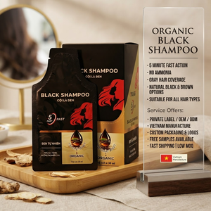 Shampoo anti-cheveux gris à étiquette privée, sans ammoniaque, résultats rapides, flacon de 200 ml - Product Image 1