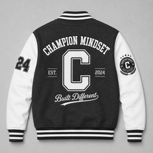 Unique Design <b>Top</b> Quality Varsity Jacket for Men Casual Wear Fashionable Stand Collar Solid <b>Maroon</b> Color Baseball Varsity Jacket - Product Image 6