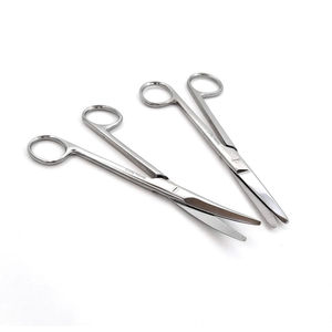 กรรไกรผ่าตัดปลายโค้ง 17 ซม. คีมผ่าตัดสแตนเลส เครื่องมือผ่าตัดเนื้อเยื่อลึก - Product Image 4