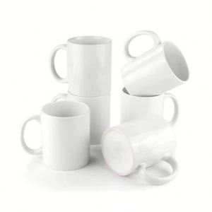 Taza de Cerámica Blanca de 11 oz con Logotipo Personalizado, Grado 3A, con Recubrimiento para Impresión por Transferencia de Calor - Product Image 4