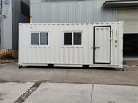 Café modulaire préfabriqué Etodevice, bâtiment commercial clé en main, restaurant en conteneur transformé pour la restauration et les barbecues en plein air