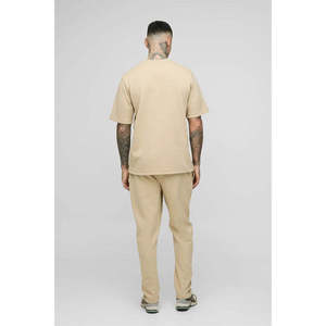 Plus Size Adult Unisex Cotton Tracksuit Set Full-Sleeve Hoodie & Sweatpants Two-Piece Custom Logo <b>Winter</b> Casual <b>Wear</b> - Product Image 2