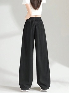 New Style Women's Plus Size <b>Cargo</b> Pants Polyester/Cotton Anti-Wrinkle Quick Dry Breathable Drawstring Waist Casual Pants - Product Image 6
