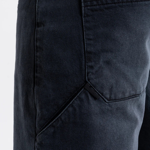 Jean cigarette noir taille haute grande taille en tissu extensible, délavage premium, ne décolore pas, toutes saisons, personnalisable - Product Image 5