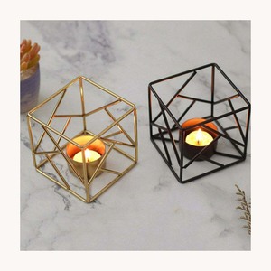 Designer Metal Heat Resistant <b>Tealight</b> Candle Holder Luxury Tabletop Stand for Hotel Restaurant Home Christmas Birthday - Product Image 1