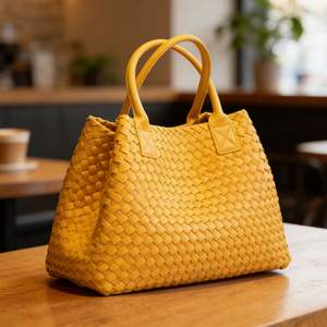 Bolso Tote de Cuero Genuino Ecológico, Impermeable, de Diseño de Lujo, con Logotipo Personalizado OEM, Hecho a Mano para Mujer, con una Sola Correa (Muestra Gratuita) - Product Image 6