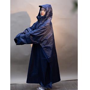 Ropa impermeable Vietnam tela de nailon longitud con capucha 120cm 190T tela de nailon adultos impermeable de una sola persona para ciclismo y motociclismo - Product Image 4