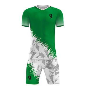 Uniformes de Fútbol Personalizados con Servicio OEM, MOQ Bajo, Nueva Llegada, Diseño de Uniformes de Fútbol con Cuello en V y Manga Corta para Venta en Línea - Product Image 1