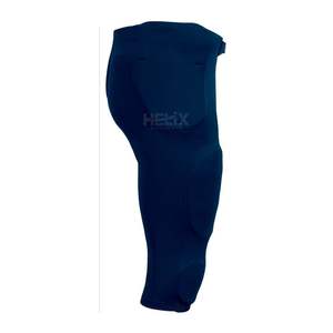 Pantalon d'entraînement de football en Spandex bleu marine foncé, professionnel, avec 7 protections intégrées, logo personnalisé, pantalon d'équipe - Product Image 3