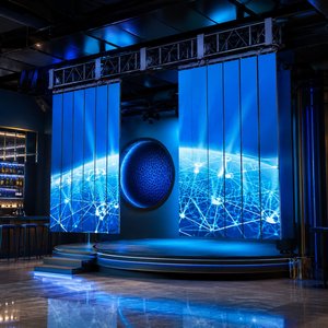 เครื่องเลื่อนจอ LED สำหรับงานหนัก ระบบปิดจอ LED สำหรับสถานที่จัดงานที่ทนทาน - Product Image 3