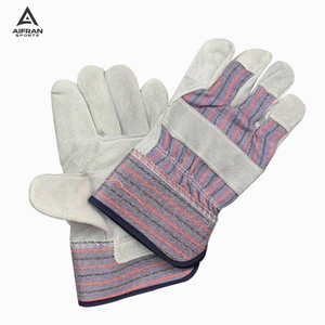 Gants de travail AIFRAN en cuir de vachette pleine fleur, robustes, pour ébénistes canadiens, réfléchissants, résistants aux coupures, antidérapants, pour la soudure, vente en gros - Product Image 6