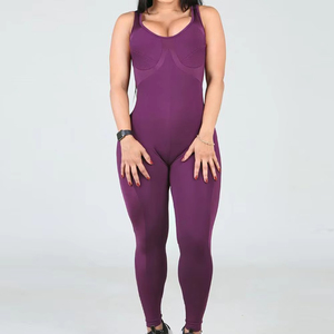 Ensembles de fitness, vêtements de yoga, ensembles d'entraînement personnalisés - Vêtements de sport pour la gym, combinaison de yoga sans couture 1 pièce - Product Image 6