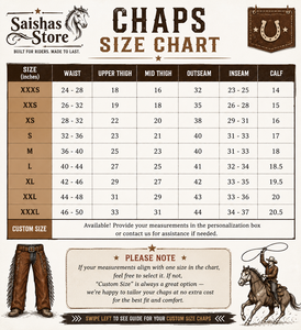 "Premium Western Leather <b>Chaps</b> Cowboy Riding Gear Durable & Comfortable Adjustable Fit Handmade for Horse Riding & Rodeo - Product Image 2