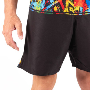 Customized Logo Front <b>Grappling</b> BJJ MMA Training <b>Shorts</b> for Unisex Fight with Custom OEM Service Quick Dry MMA <b>Shorts</b> - Product Image 5