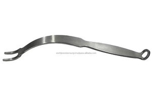 Écarteur chirurgical à double pointe courbée en acier inoxydable, instrument manuel de chirurgie générale, certifié CE Classe I - Product Image 5