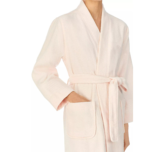 Peignoir de luxe unisexe noir à capuche, séchage rapide, doux, idéal pour la maison ou l'hôtel, avec logo personnalisé, pour femme - Product Image 6