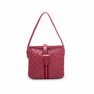 Maroon Formal Shoulder Bag P56019 Elegant Fine Chain & Link <b>Bracelets</b> Accessory - Product Image 3