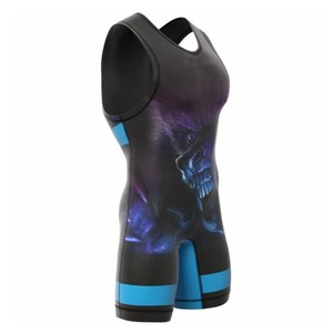 Shorts de lutte personnalisés pour hommes, sublimation en gros, respirants, séchage rapide, haute élasticité, polyester durable - Product Image 5