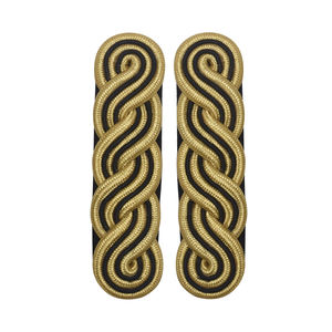 Épaulettes brodées écologiques personnalisées, accessoires d'uniforme, style logo personnalisé, épaulettes promotionnelles simples pour le bureau - Product Image 5