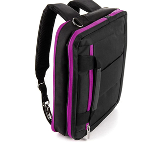 Business <b>Laptop</b> Shoulder Bag with Charging Port Multi Pocket Design Padded Protection Adjustable Crossbody Strap for Men - Product Image 3