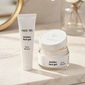 Gel facial dorado ODM/OEM para reafirmar y levantar la piel, crema facial hidratante de marca privada a precio de mayoreo - Product Image 5