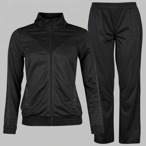 Conjunto Deportivo para Mujer, Estilo Casual, Transpirable, Ligero, con Cuello Alto y Cierre de Cremallera, Precio de Fábrica, Logotipo Personalizado, Gran Venta - Product Image 1