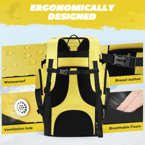 กระเป๋าใส่รองเท้าสเก็ตน้ำแข็งแบบใหม่ กระเป๋าใส่รองเท้าสโนว์บอร์ดสำหรับเล่นสกีกลางแจ้ง กระเป๋าใส่รองเท้าสโนว์บอร์ดสำหรับเดินทางทางอากาศ กระเป๋าเป้สะพายหลังใส่รองเท้าสกี - Product Image 4