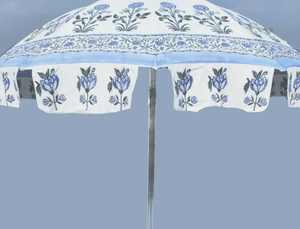 Sombrilla Plegable Moderna de Algodón para Exteriores, Parasol Decorativo para Fiestas con Estampado Indio, para Jardín, Protección Solar, Hecha a Mano (No se Apto para Máquinas) - Product Image 3
