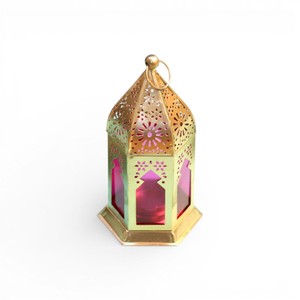 โคมไฟเหล็กตกแต่งทำมือสไตล์วินเทจ ที่วางเทียนแขวนหรือวางบนโต๊ะ - Product Image 2