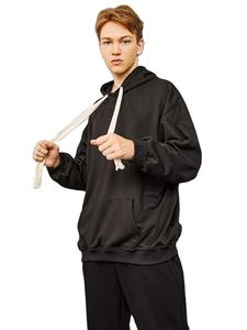 Survêtement deux pièces personnalisé pour hommes pull-over décontracté pantalon de survêtement à capuche dernière conception ensembles de jogging de rue - Product Image 3