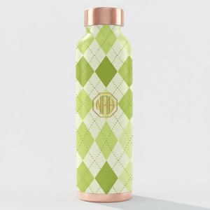 Botella de agua de cobre artesanal de 950ml con diseño de moda, tapa de Metal a prueba de fugas, solución de hidratación para agua hirviendo - Product Image 1
