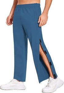 กางเกงผู้ป่วยแบบปรับได้พร้อมกระดุมด้านข้าง ช่วยให้สวมใส่ง่าย กางเกงทางการแพทย์ - Product Image 5