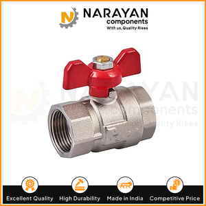 Vanne papillon en laiton de qualité supérieure, haute performance, pour la plomberie industrielle, contrôle de l'eau, résistante à la corrosion, durable, raccord de base OEM - Product Image 3