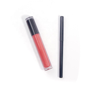 No Label 2 in 1 Liquid Lipstick <b>Lip</b> Liner Kit Plastic Pencil <b>Lip</b> Liner and <b>Lip</b> <b>Gloss</b> <b>Set</b> - Product Image 3