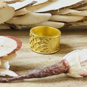 Hot Selling Vintage Gold Plated <b>Ring</b> Boho Sunburst Brass <b>Rings</b> For Women Geometric <b>Statement</b> Band <b>Ring</b> Wholesale Handmade <b>Ring</b> - Product Image 3