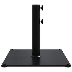 Base per Ombrellone da Patio Regolabile in Acciaio e Ferro Nero da 15 kg con Piedi Comodi - Product Image 5