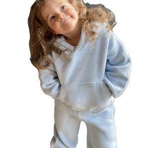 100% algodón personalizado deportes para niños Jogging chándales ropa de entrenamiento Lisa encantadora con características de talla grande chándales para niños - Product Image 4