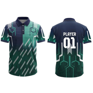 Camiseta de Cricket Personalizada, Fabricante OEM ODM, Camiseta de Cricket Sublimada Premium, Diseño Personalizado, Impresión de Logotipo, Exportación de Camisetas de Cricket - Product Image 2