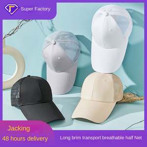 Gorra de Béisbol con Visera Larga, Nueva Colección Primavera-Verano, para Hombre y Mujer, PVC Transpirable, Impermeable, Protección Solar, Estilo Duck Tongue, Venta al Por Mayor - Product Image 2