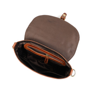 Bolso de Hombro de Cuero Marrón Hecho a Mano – Bolso Bandolera Ajustable para Uso Diario - Product Image 4