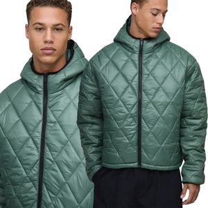 เสื้อแจ็คเก็ตพัฟเฟอร์แบบยาวสำหรับผู้ชาย ดีไซน์โลโก้ใหม่ตามสั่ง ผ้ากันลมแบบริปสตอป ผลิตโดยผู้ผลิตเสื้อแจ็คเก็ตบุใยสำหรับฤดูหนาว รับสั่งซื้อจำนวนมาก - Product Image 6