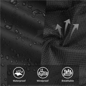 Pantalones Deportivos Negros para Hombre, de Poliéster/Nailon, con Cordón en la Cintura, Elásticos, Transpirables, Impermeables, Resistentes al Viento, Ligeros, Casuales, con Bolsillos Laterales - Product Image 4