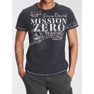 Camiseta de Hombre Nueva a la Moda, Precio Económico al por Mayor, 100% Algodón, Personalizada con Impresión Digital, Ligera y de Alta Calidad - Product Image 3