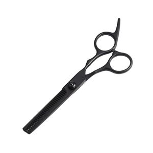 Hair Thinning Scissors with Black Finger Rings Professional Barber <b>Shears</b> Stainless Steel Texturizing Scissors - Product Image 6