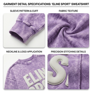 Urban Sportswear Drop Shoulder Pullover Premium Acid Wash Crewneck <b>Graphic</b> Print Sweater Heavyweight Vintage Fabric <b>Jumper</b> - Product Image 6