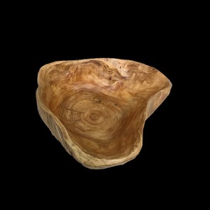 <b>Decorative</b> Handmade Wooden Serving Bowl Wabi Sabi Design Uncoated Wood Craft For Food Serving Gifting <b>Decorative</b> Item - Product Image 3