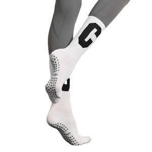 Custom Logo 100% Cotton Pilates Anti-slip Glue-free Sports <b>Long</b> Yoga <b>Socks</b> Customized Unisex Compression Sports <b>Socks</b> - Product Image 4